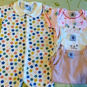 Petit Bateau summer onesies